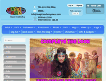 Tablet Screenshot of magicboxfancydress.com